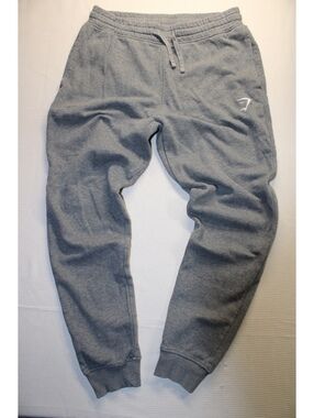 Gymshark Grey Marl Crest Joggers - Medium